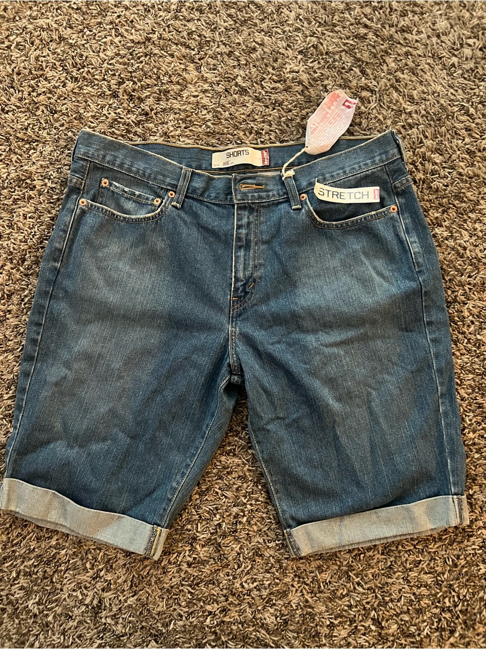 Levi's Light Blue Denim Shorts